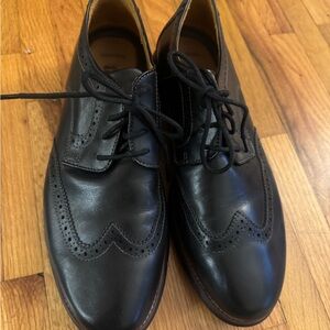 Johnston & Murphy Classic Black Leather Men's Dress Shoes